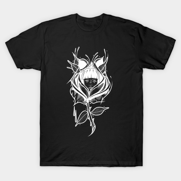 Blight Rose T-Shirt by Scottconnick